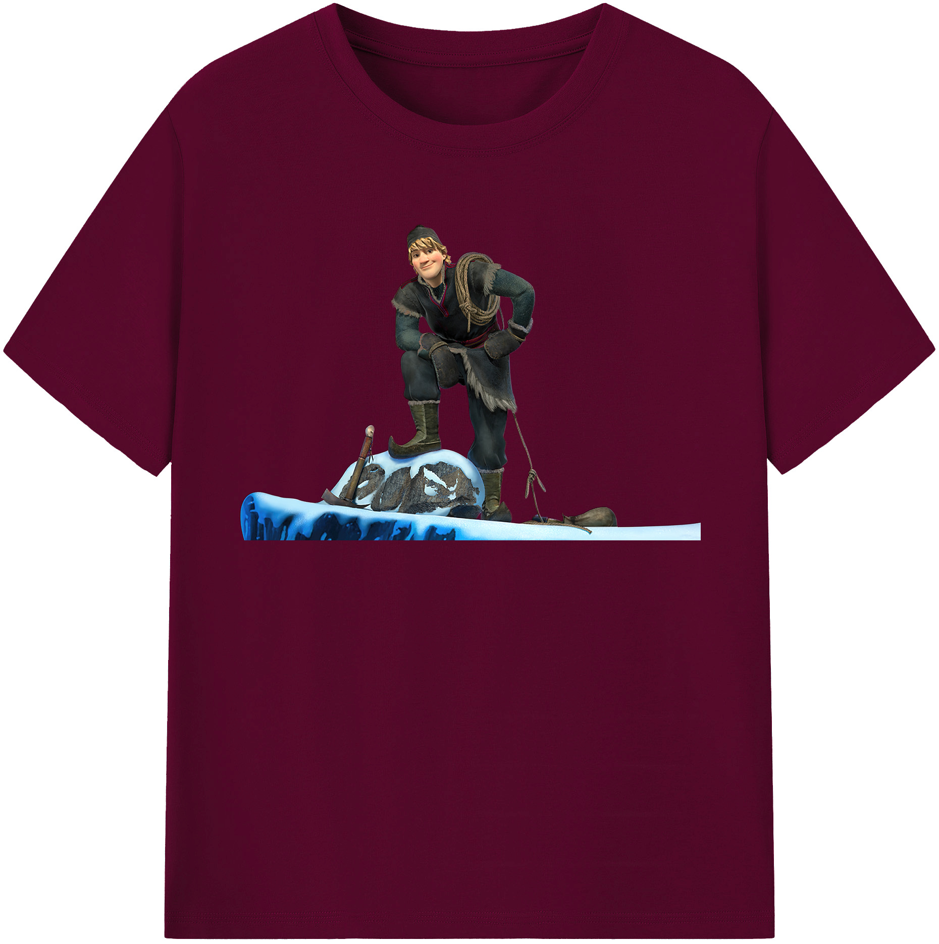 （画像用） アナと雪の女王 アンナ エルサ Frozen Anna Elsa レディースカジュアルプリントTシャツ（綿100％）